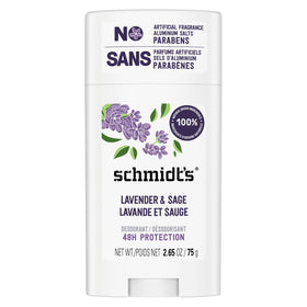 Déodorant Schmidt's Lavande & Sauge vue avant 120g