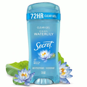 Déodorant Secret 72h Gel Transparent 109g vue de face