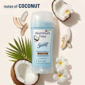 Déodorant Secret Aluminium Free Femme 110g en mode de vie