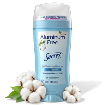 Déodorant Secret Aluminium Free Femme 2,4 oz vue de face
