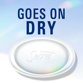 Déodorant Secret Antiperspirant et sa texture solide