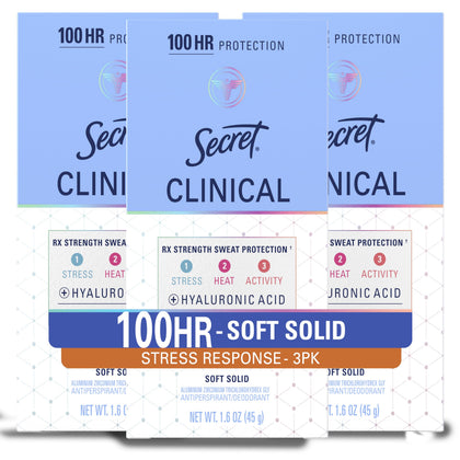 Déodorant Secret Antiperspirant Femme 72h face avant