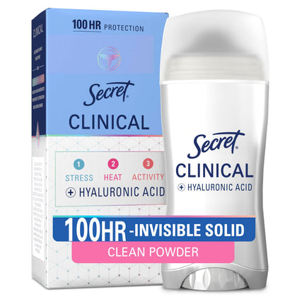 Déodorant Secret Antiperspirant Femmes 100HR vue avant