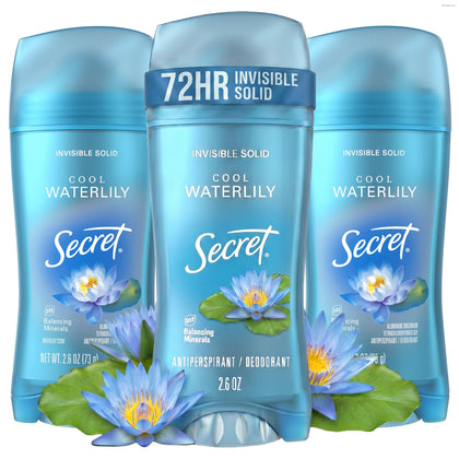 Déodorant Secret antitranspirant pour femme, vue de face
