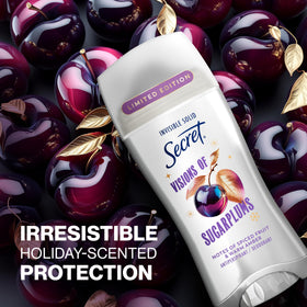 Déodorant Secret Antitranspirant Visions of Sugarplums côté