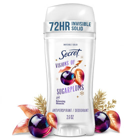 Déodorant Secret Antitranspirant Visions of Sugarplums vue de face