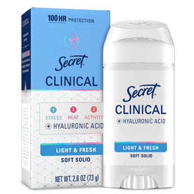 Déodorant Secret Clinique 100H antitranspirant, vue avant