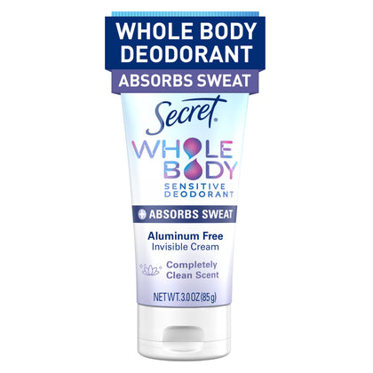 Déodorant Secret Crème Soin Corps 100g vue de face