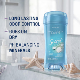 Déodorant Secret Femme 72H flacon vu de côté