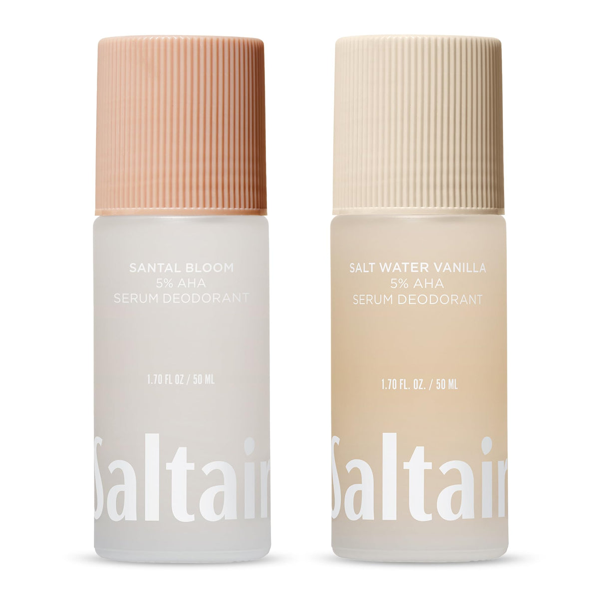 Déodorant Serum Saltair 5% AHA pack variété Santal Coco vue avant
