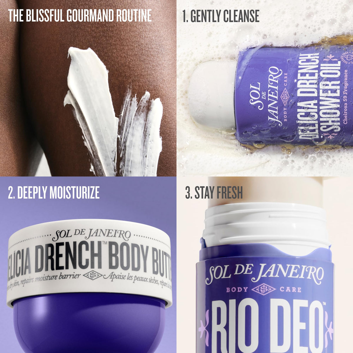 Déodorant Sol de Janeiro Rio Deo 130g en ambiance de salle de bain