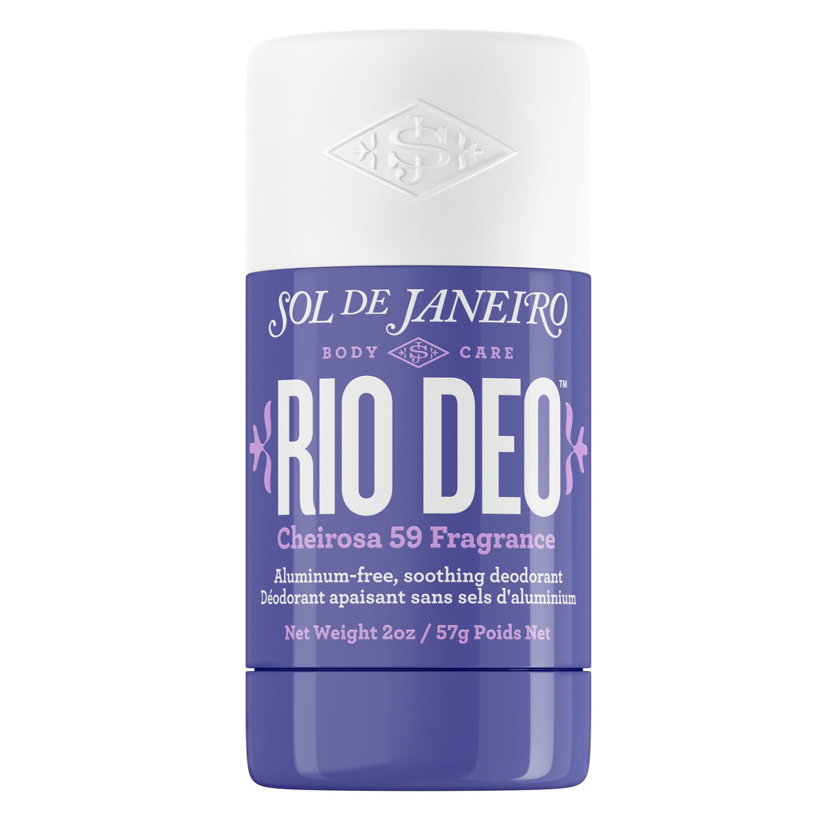 Déodorant Sol de Janeiro Rio Deo 130g vue avant avec emballage