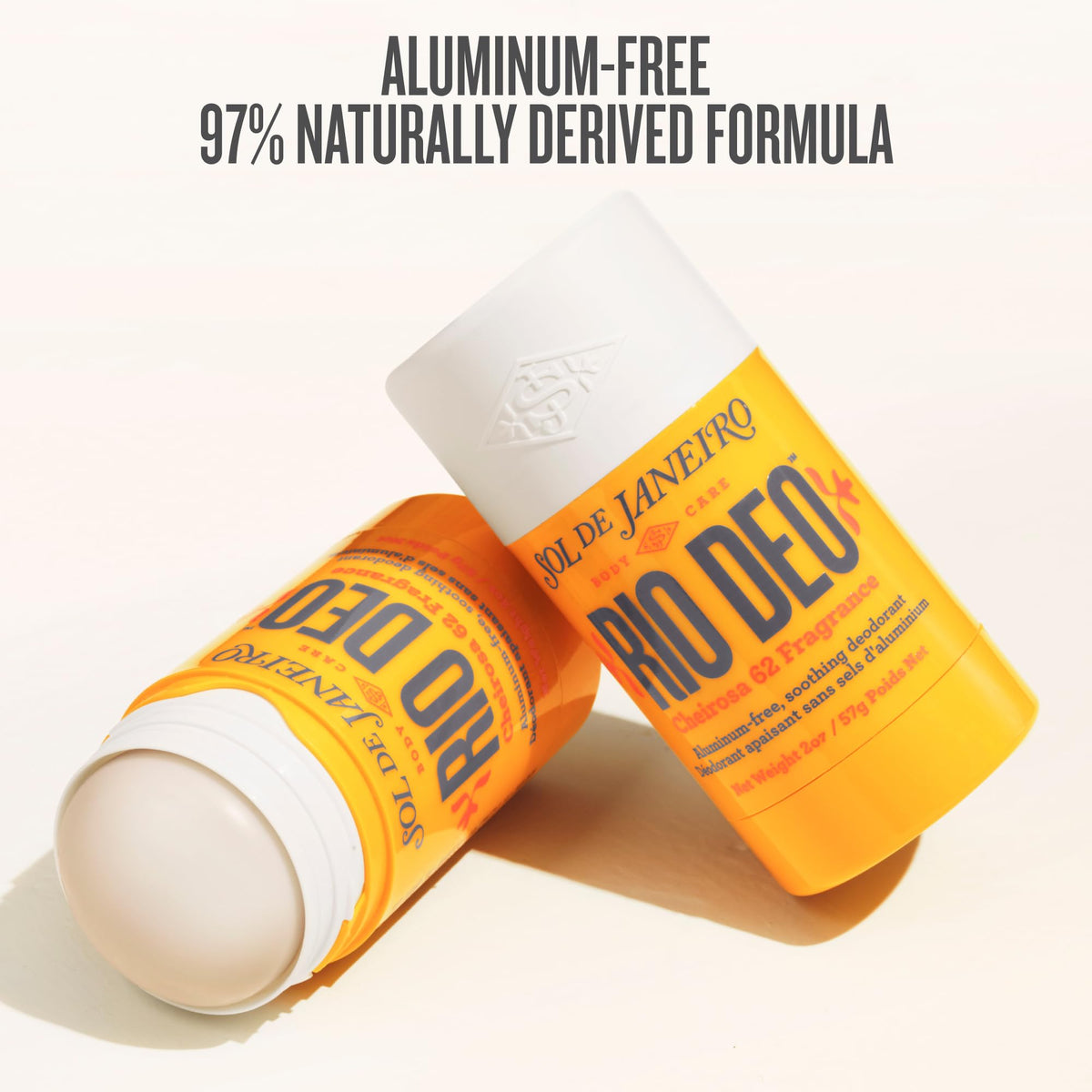 Déodorant Sol de Janeiro Rio Deo packaging avec logo