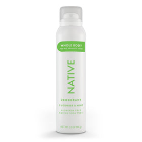 Déodorant spray Native 141g au concombre et menthe vue avant