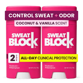 Déodorant SweatBlock Coconut Vanilla 2-pack vue avant