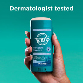 Déodorant Tom's of Maine avec ingrédients naturels affichés