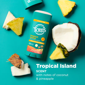 Déodorant Tom's of Maine Tropical Island sur une table