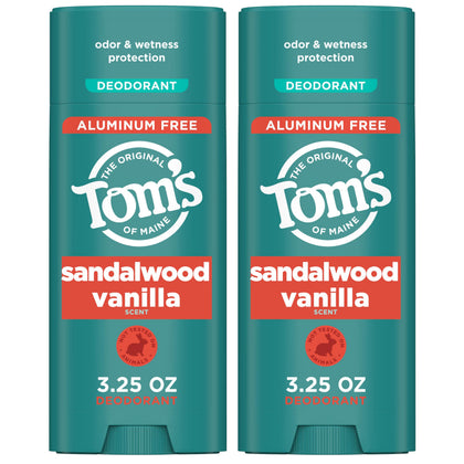 Déodorant Tom's of Maine Vanille Santal 3,25 oz avant