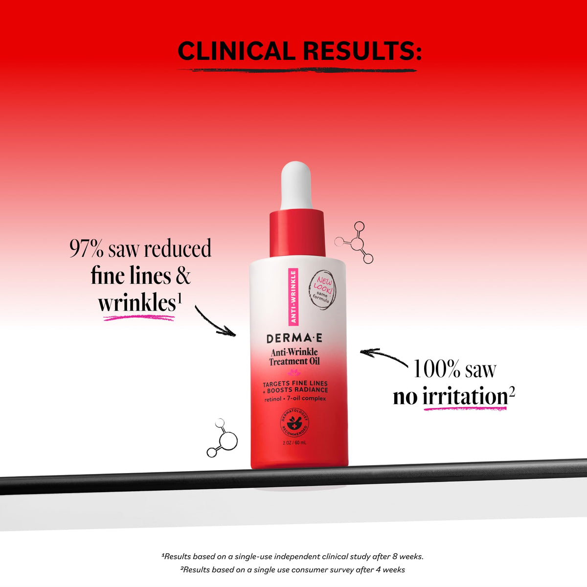 Derma E Huile Anti-Rides 60 ml arrière avec étiquette