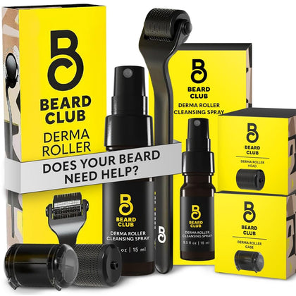 Derma Roller The Beard Club avec aiguilles en titane vue de face