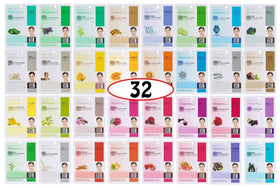 DERMAL Masque en Tissu Essence Collagène A+B Set vue avant