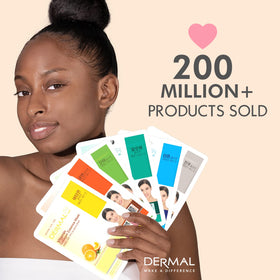 DERMAL Masque Essence Collagène A+B Set avec 32 masques
