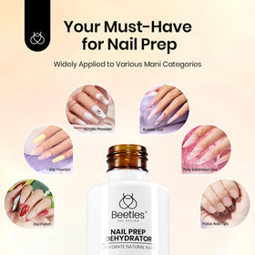 Déshydratant pour ongles beetles avec accessoires de manucure