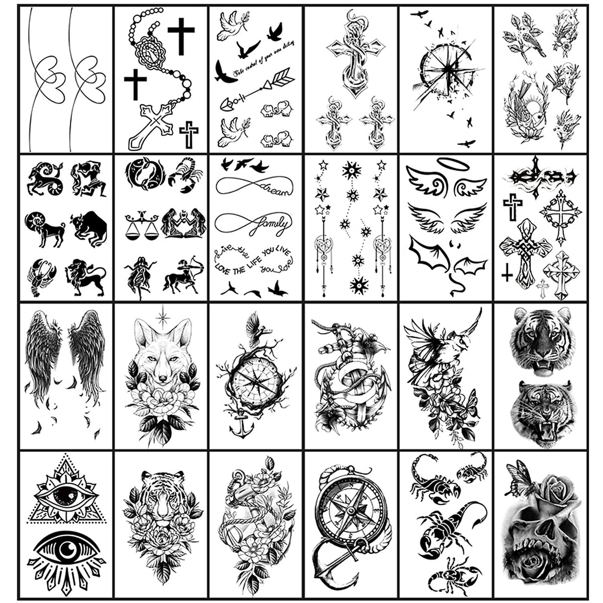 Design de tatouages temporaires Yazhiji dans un cadre festif