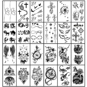 Design de tatouages temporaires Yazhiji dans un cadre festif