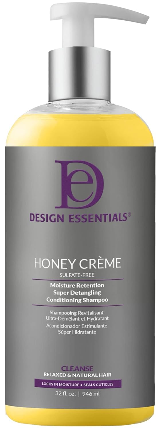 Design Essentials Shampoo Démêlant Crème au Miel 32 Fl Oz vue avant