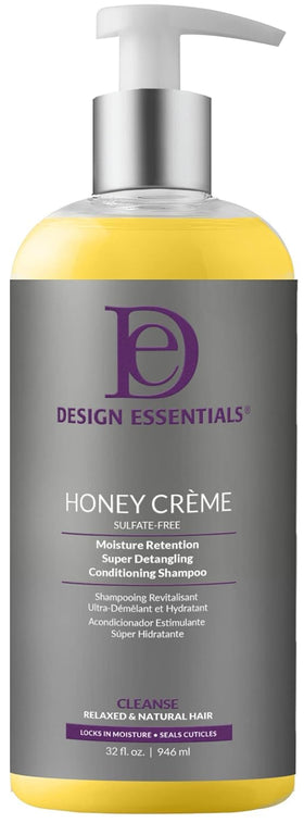 Design Essentials Shampoo Démêlant Crème au Miel 32 Fl Oz vue avant