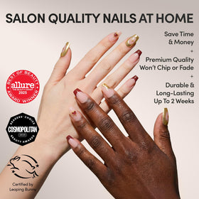 Design Queen of Hearts des faux ongles Glamnetic