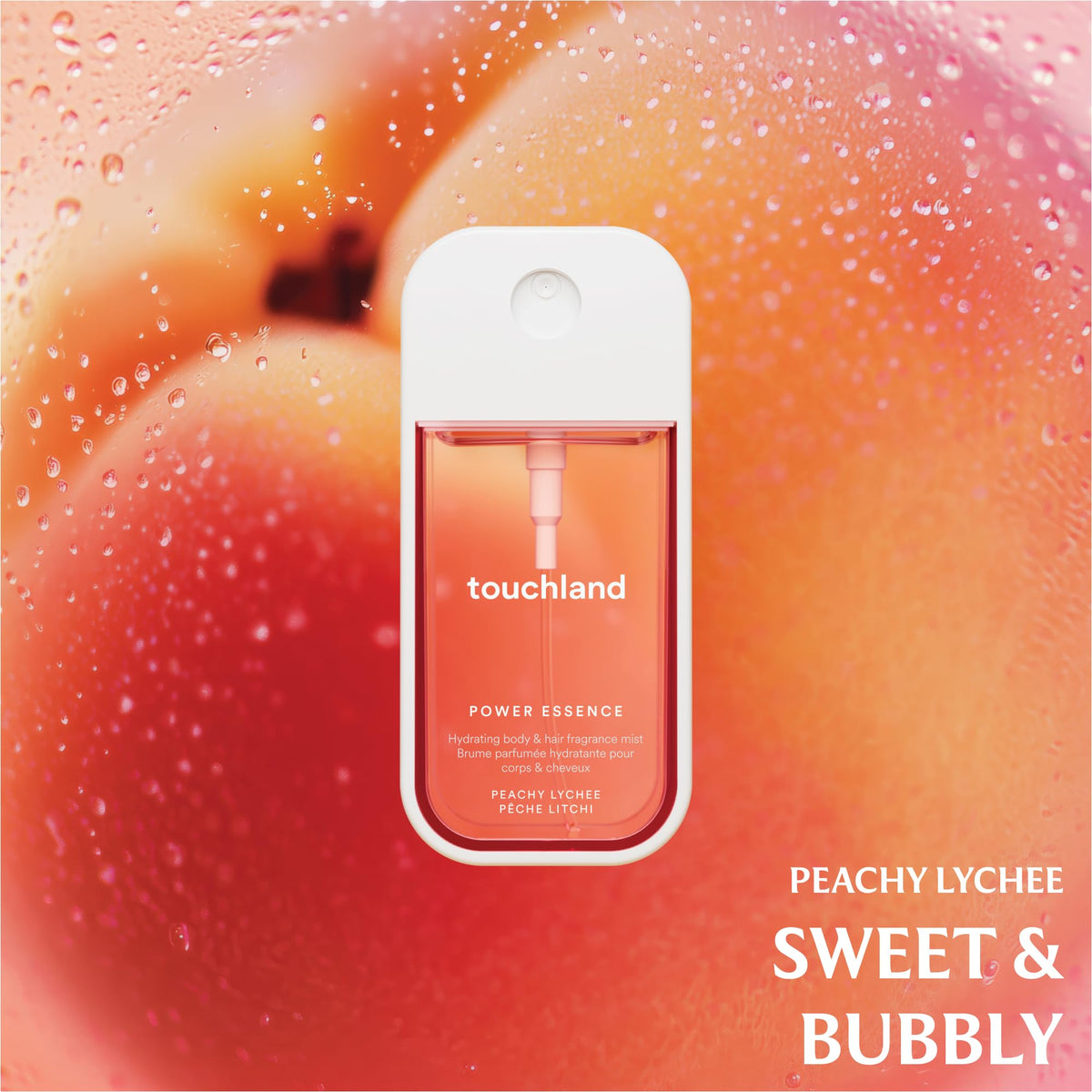 Désinfectant Touchland Berry Bliss en utilisation