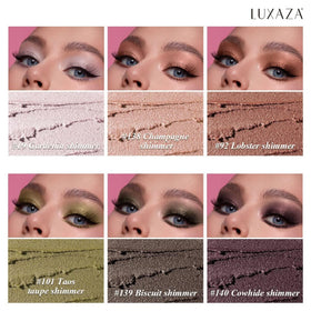 Détail d'un crayon à ombre LUXAZA avec pinceau intégré