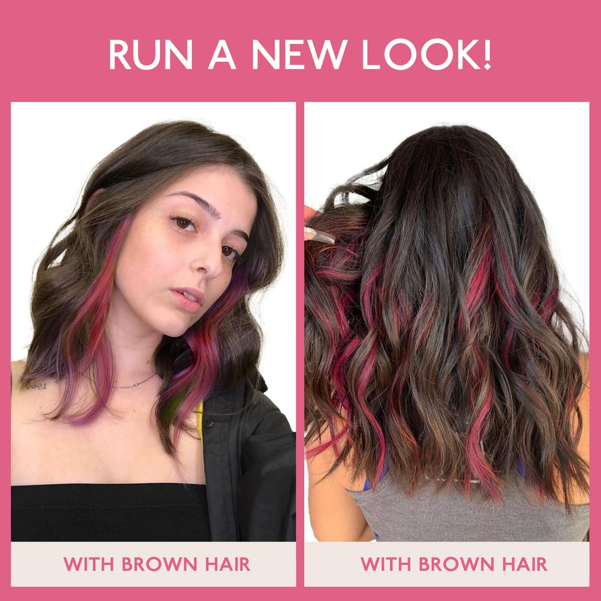 Détail de l'adhésif des extensions de cheveux Wennalife