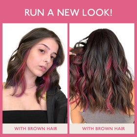 Détail de l'adhésif des extensions de cheveux Wennalife