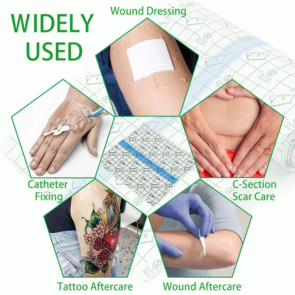 Détail de l'adhésif du bandage Flatoedu