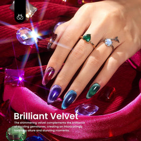 Détail de l'aimant inclus dans le kit de vernis à ongles