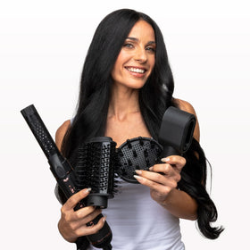 Détail de l'écran de réglage de température du FoxyBae Super Styler