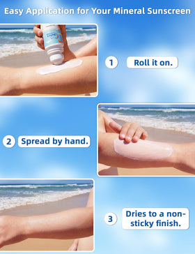 Détail de l'embout roll-on de la Crème Solaire Minérale