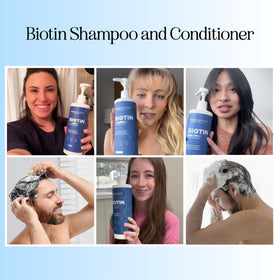 Détail de l'étiquette du shampooing Biotine et Romarin