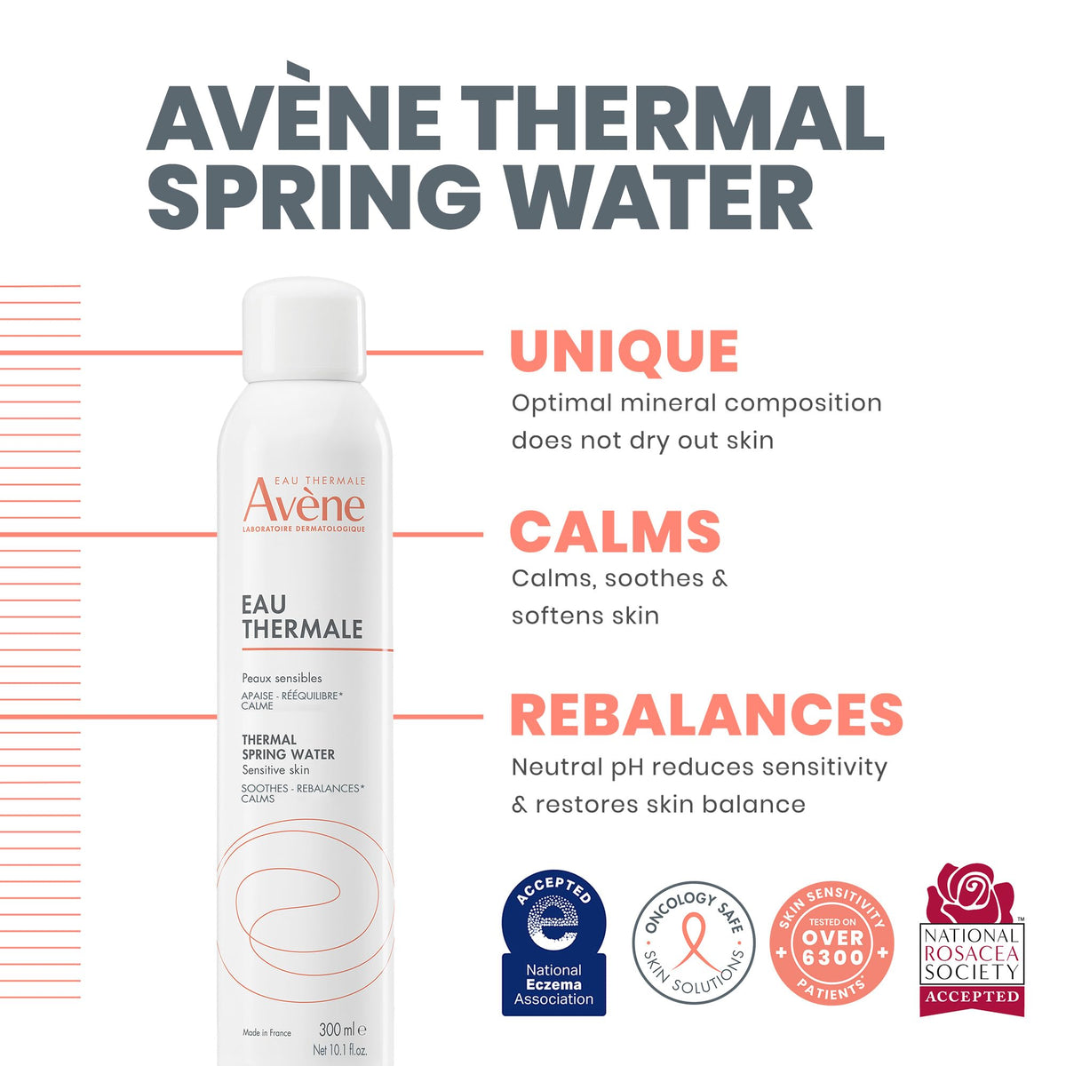 Détail de l'étiquette Eau Thermale Avène 360g