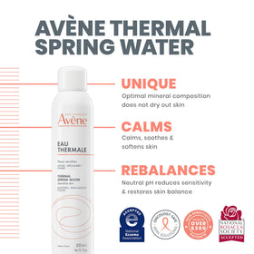 Détail de l'étiquette Eau Thermale Avène 360g
