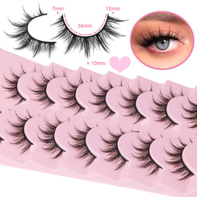 Détail de la bande en coton des faux cils EYDEVRO