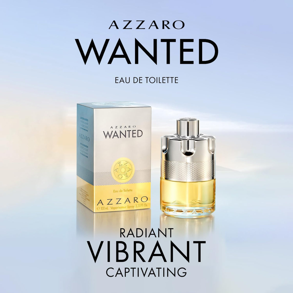 Détail de la bouteille Azzaro Wanted Eau de Toilette