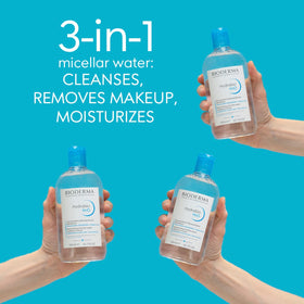 Détail de la bouteille de Bioderma Hydrabio H2O