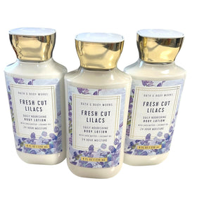 Détail de la bouteille de lotion corporelle Fraîche Lilas QKCXHB