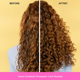 Détail de la bouteille de spray Pacifica Pineapple Curls