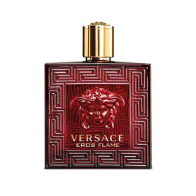 Détail de la bouteille Versace Eros Flame Eau de Parfum