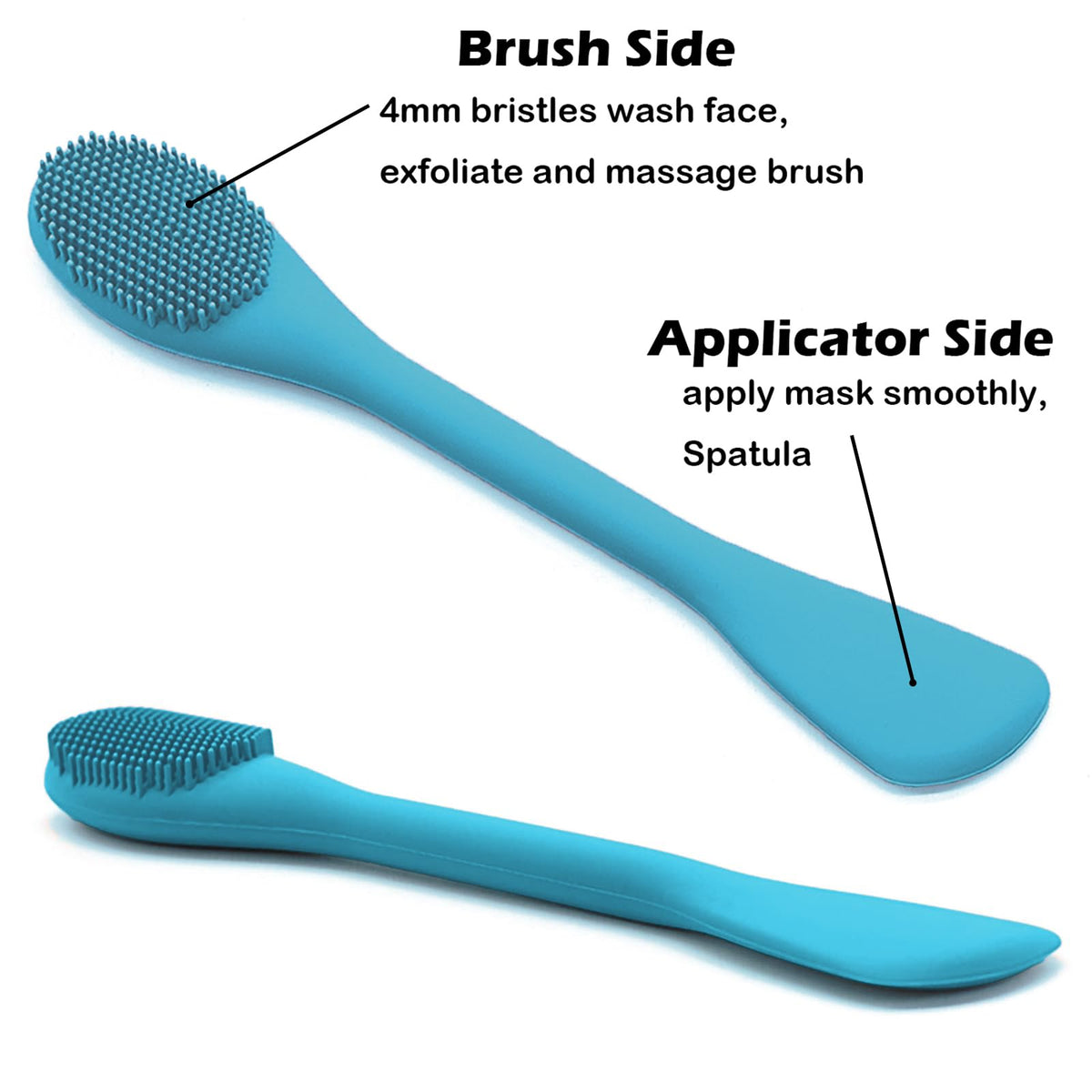 Détail de la brosse à pores RamPula en gel de silice